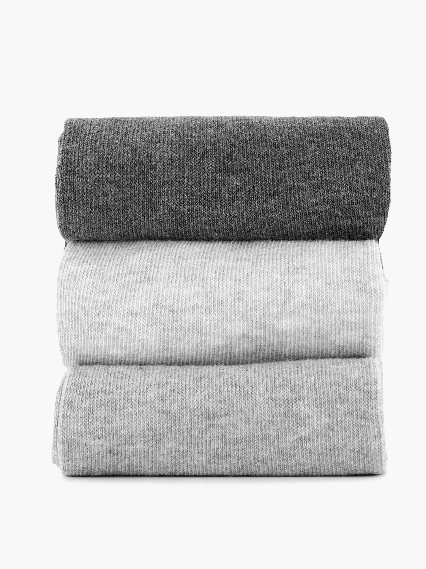 Outlet Grijze Quarter Plain 3 Pak 39-42 Heren Sokken