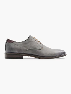 Discount Grijze Veterschoen Heren Geklede Schoenen