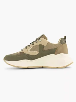 Outlet Groene Chunky Sneaker Dames Sneakers