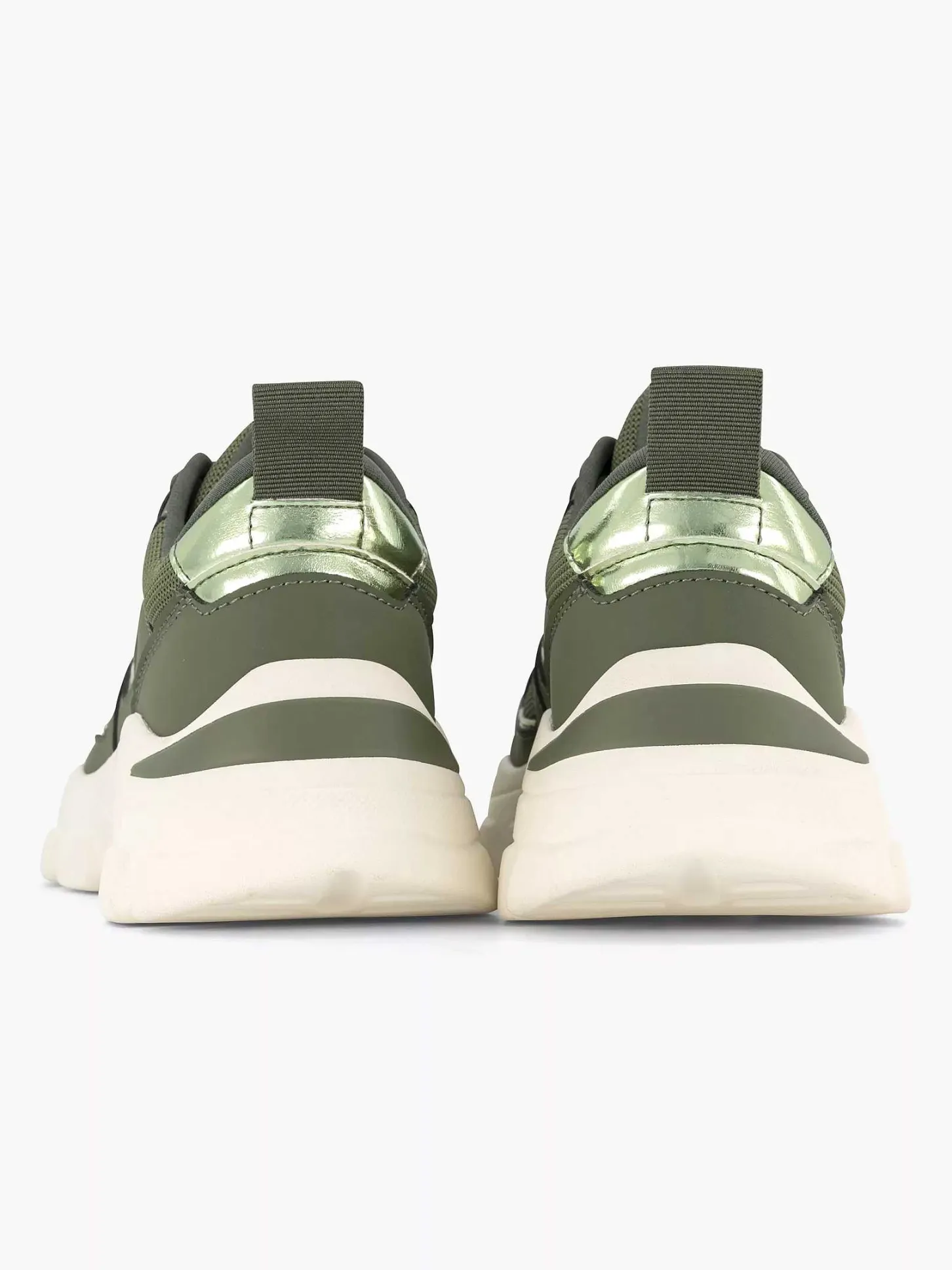 Clearance Groene Chunky Sneaker Dames Sneakers