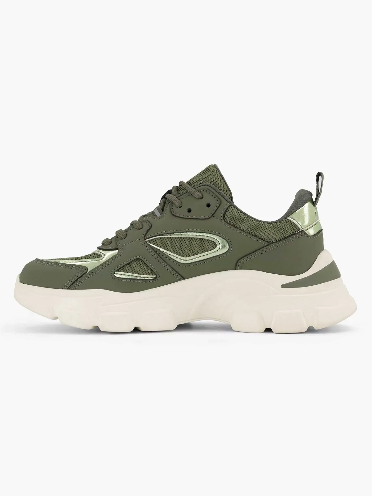 Clearance Groene Chunky Sneaker Dames Sneakers