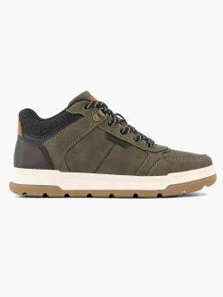 Outlet Groene Hoge Sneaker Heren Sneakers