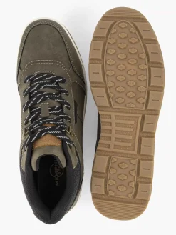 Outlet Groene Hoge Sneaker Heren Sneakers