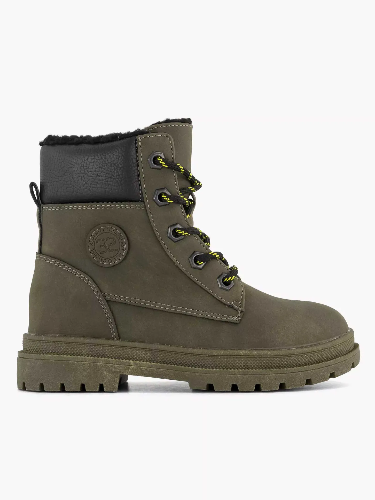 Discount Groene Hoge Veterboot Kinderen Jongensschoenen