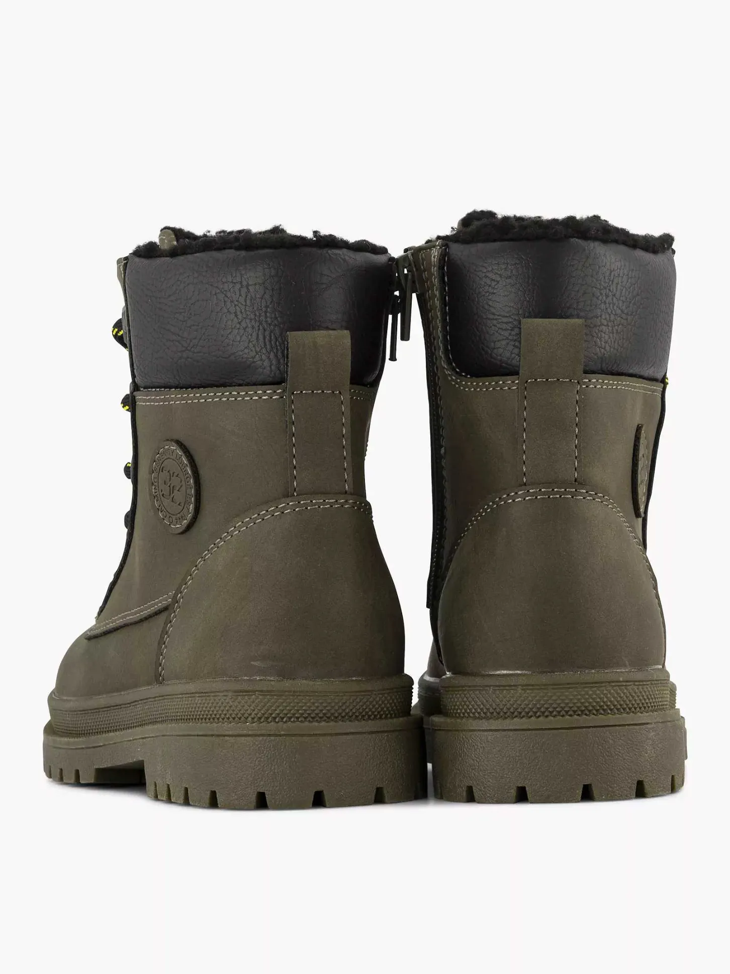 Discount Groene Hoge Veterboot Kinderen Jongensschoenen