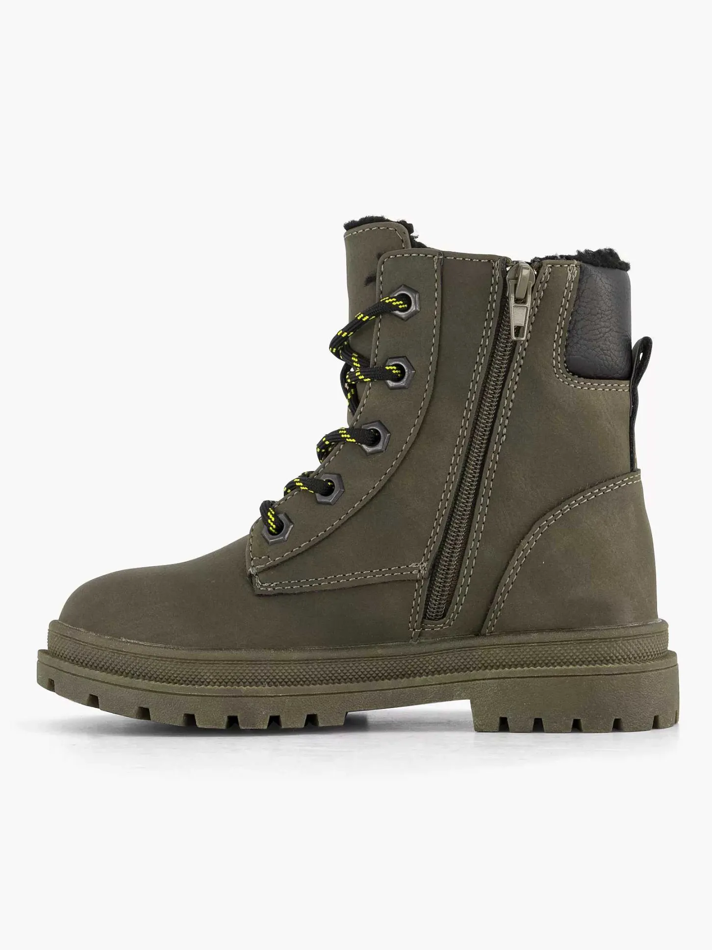 Discount Groene Hoge Veterboot Kinderen Jongensschoenen