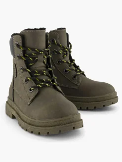 Discount Groene Hoge Veterboot Kinderen Jongensschoenen