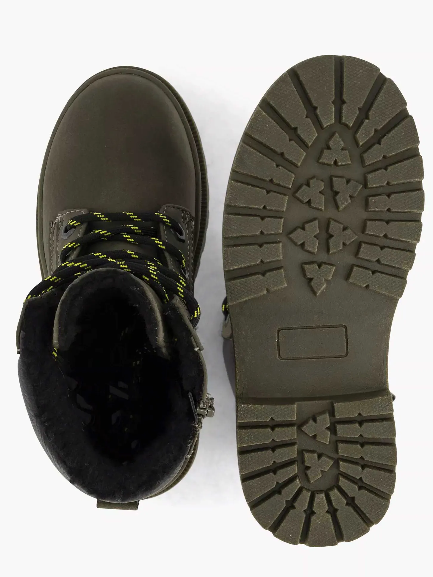 Discount Groene Hoge Veterboot Kinderen Jongensschoenen