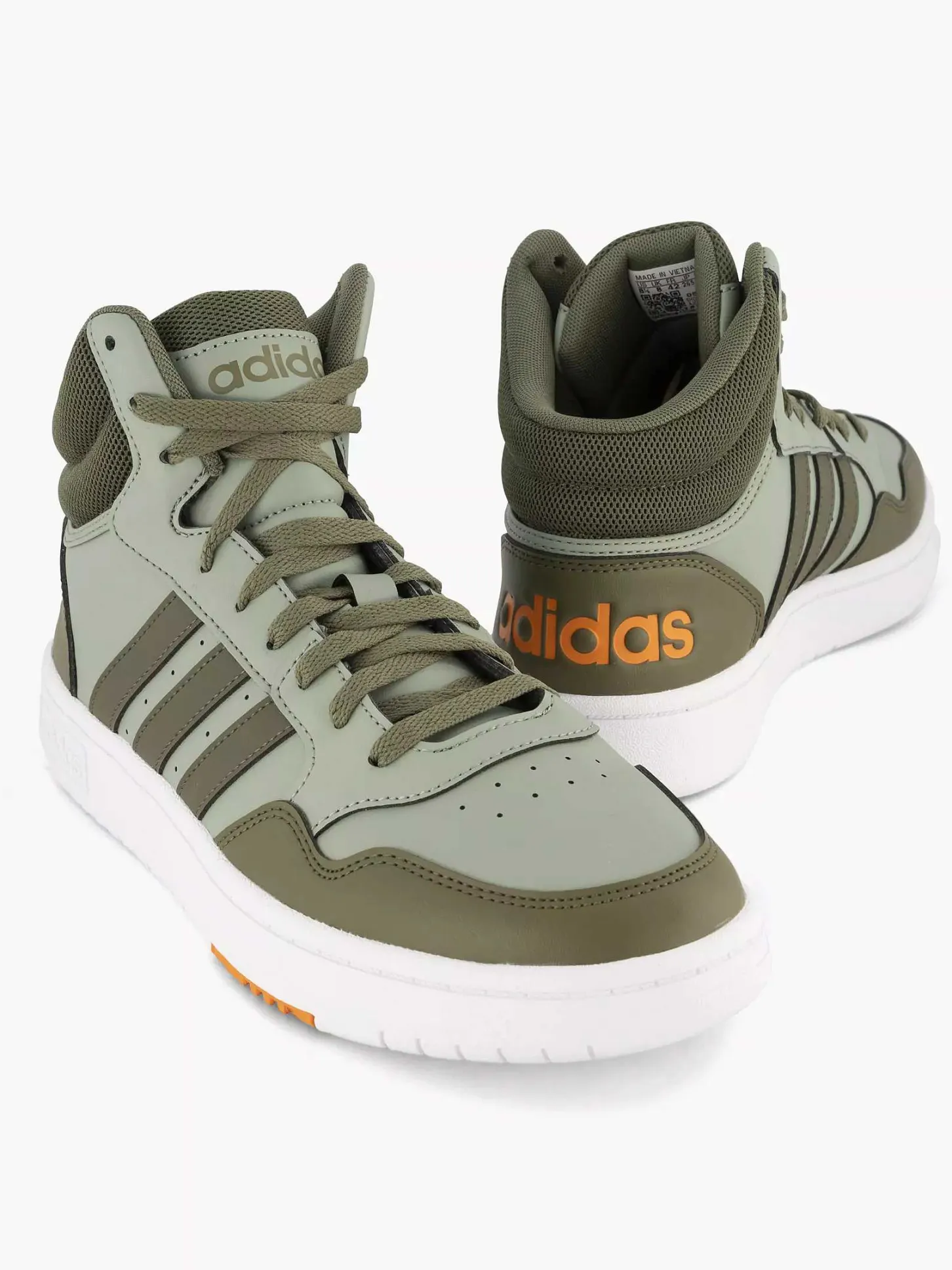 Groene Hoops 3.0 Mid Heren Sneakers