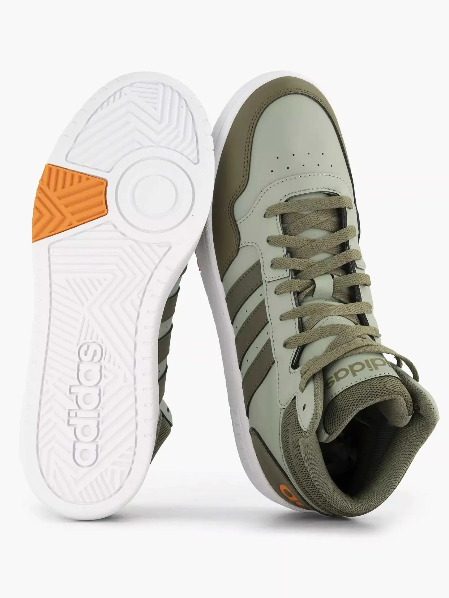 Groene Hoops 3.0 Mid Heren Sneakers