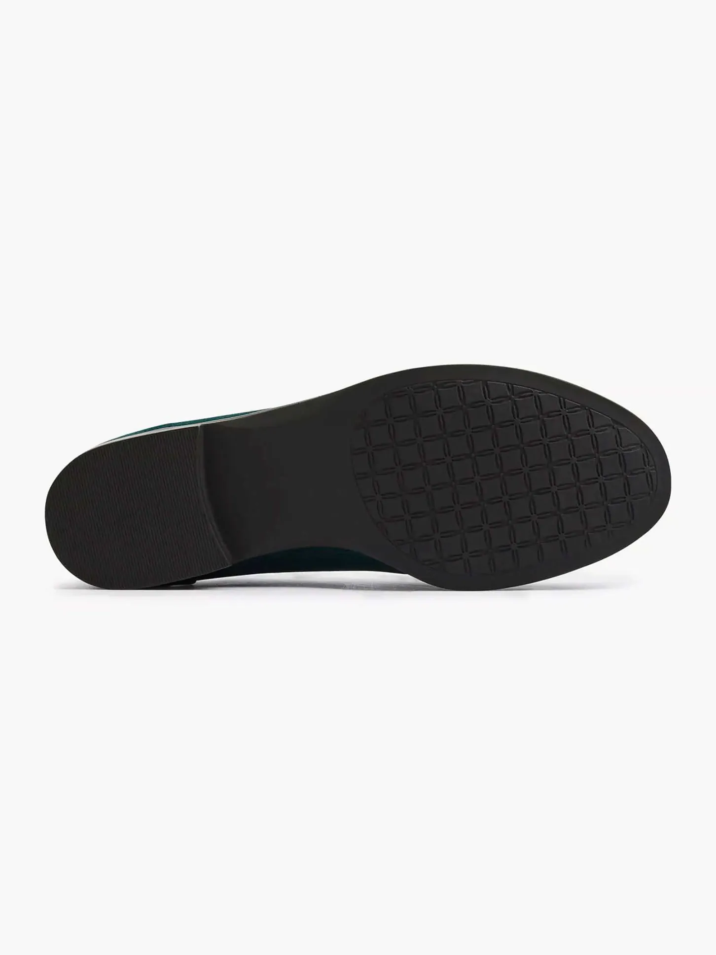 Clearance Groene Loafer Sierketting Dames Instappers