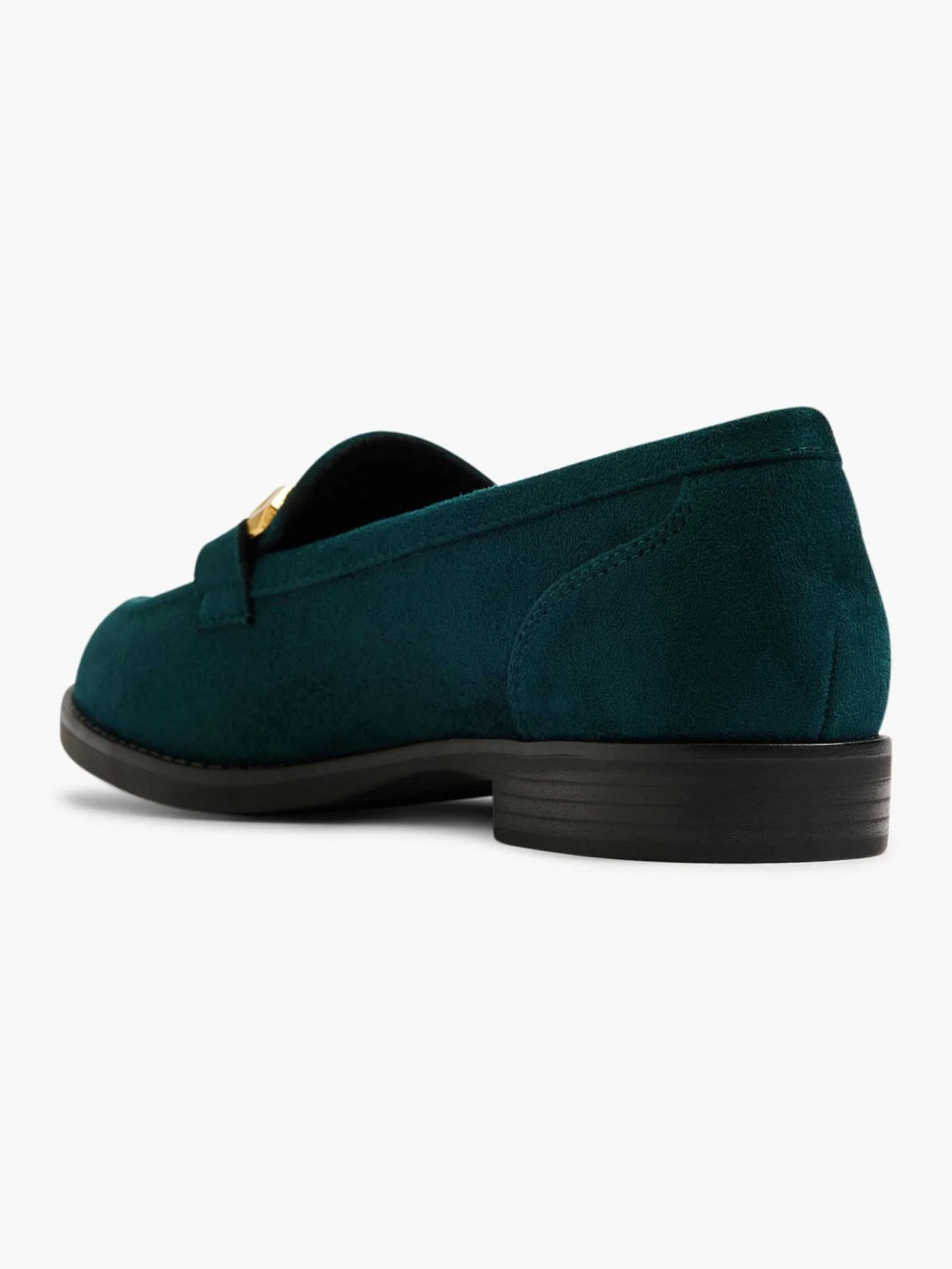 Clearance Groene Loafer Sierketting Dames Instappers