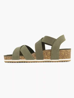 Outlet Groene Sandaal Dames Sandalen