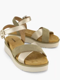 Sale Groene Sandaal Dames Sandalen
