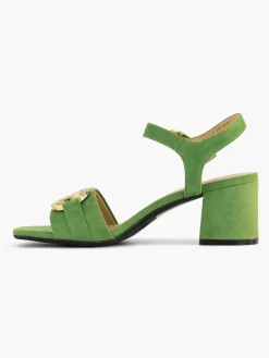 New Groene Sandalette Sierketting Dames Sandalen