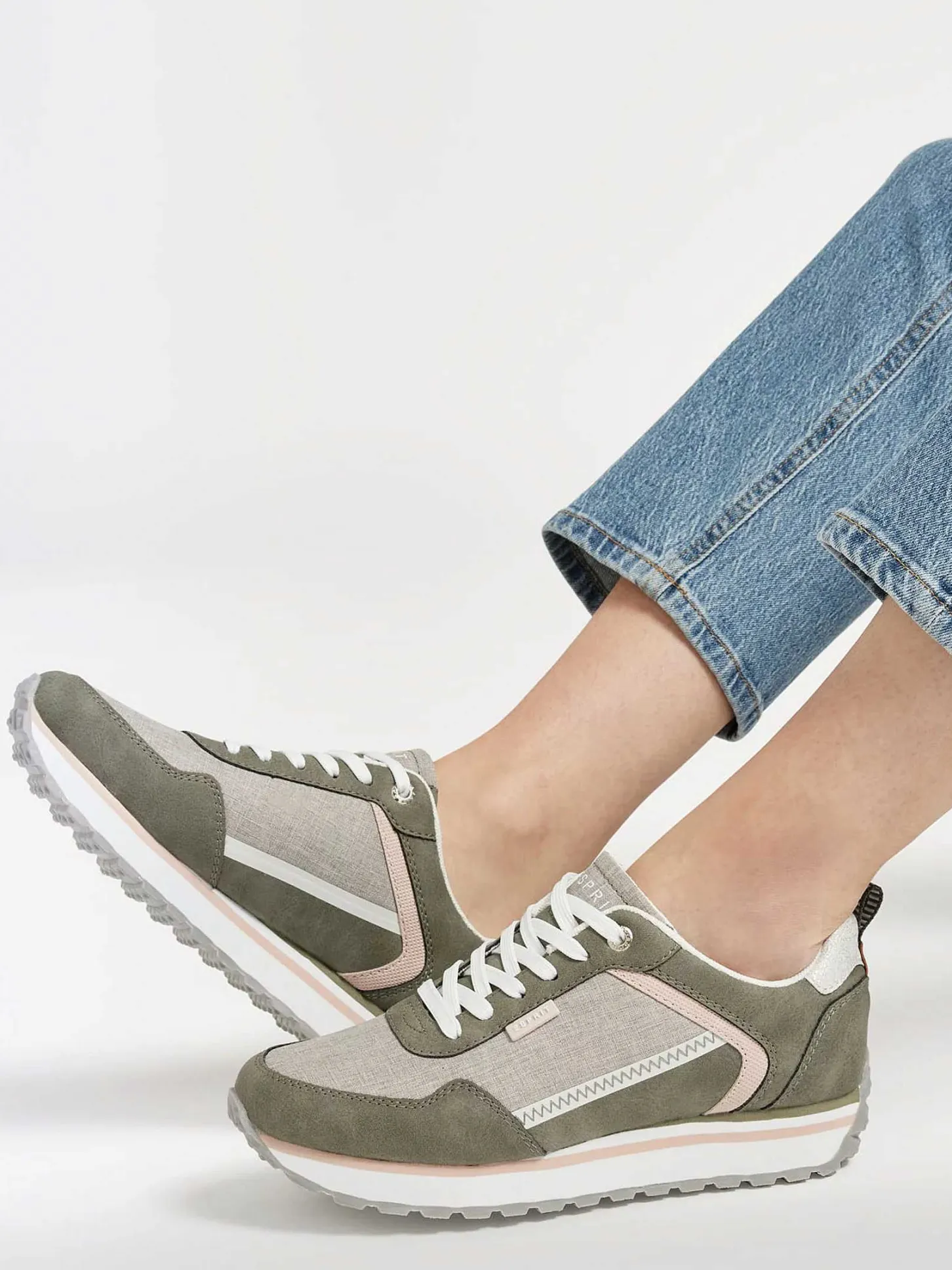 Outlet Groene Sneaker Dames Sneakers