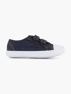 Sale Jeansblauwe Gymschoen Klittenband Kinderen Jongensschoenen