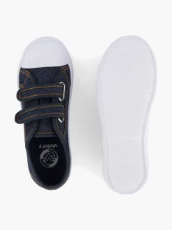 Sale Jeansblauwe Gymschoen Klittenband Kinderen Jongensschoenen