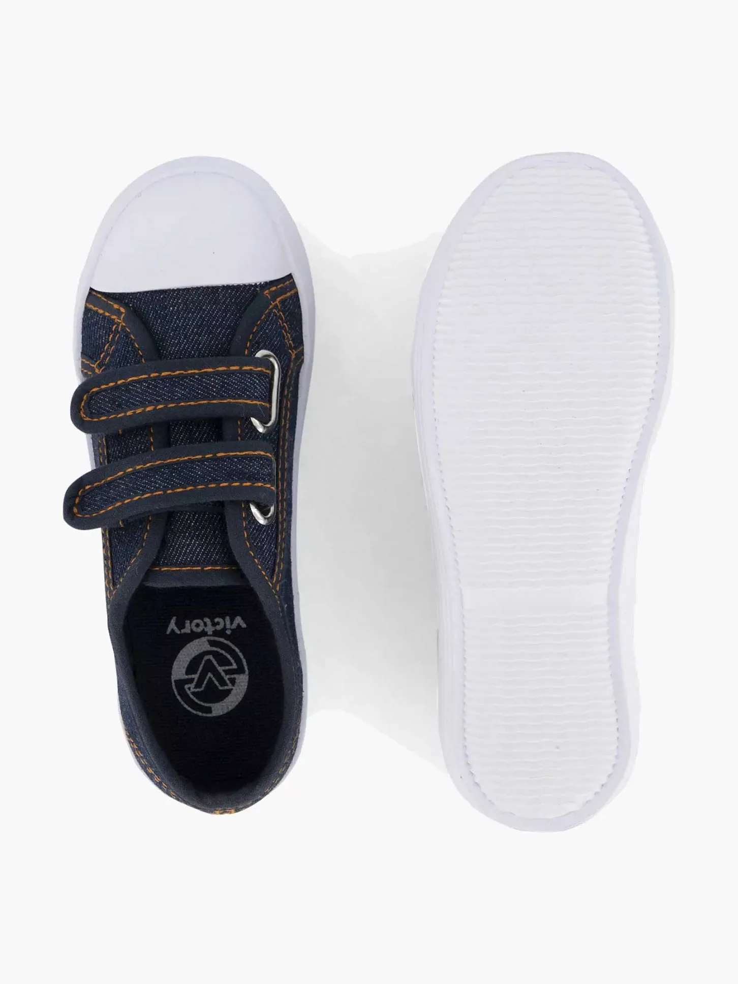 Sale Jeansblauwe Gymschoen Klittenband Kinderen Jongensschoenen