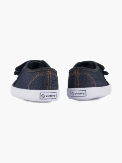 Sale Jeansblauwe Gymschoen Klittenband Kinderen Jongensschoenen