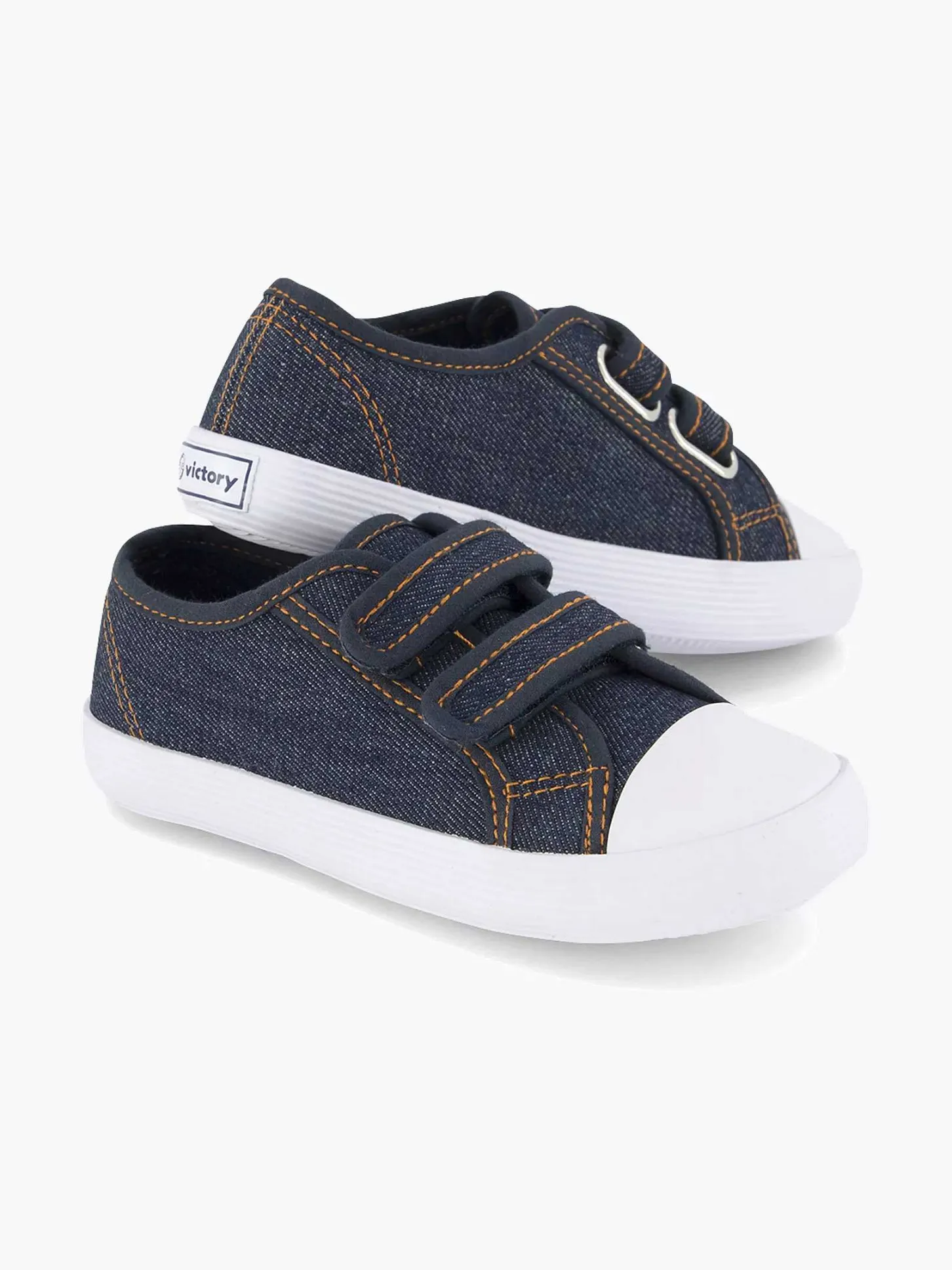 Sale Jeansblauwe Gymschoen Klittenband Kinderen Jongensschoenen
