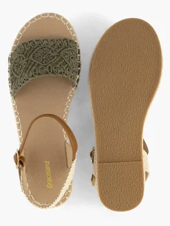 Sale Khaki Sandaal Dames Sandalen