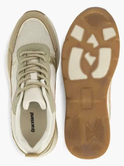 Online Khaki Sneaker Dames Sneakers