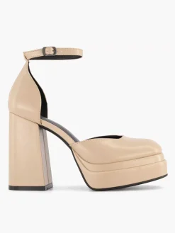 Hot Koffie Platform Pump Dames Pumps