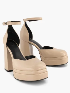 Hot Koffie Platform Pump Dames Pumps