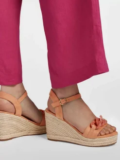 Discount Koraal Sandaal Sleehak Dames Sandalen