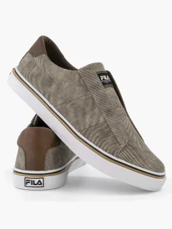 Clearance Licht Beige Canvas Instapper Heren Instappers