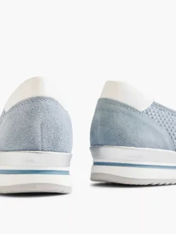 Sale Lichtblauwe Comfort Instapper Dames Comfort Schoenen