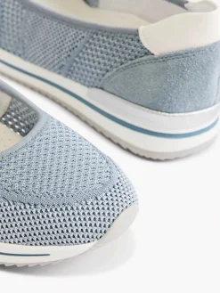 Sale Lichtblauwe Comfort Instapper Dames Comfort Schoenen