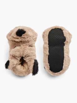Lichtbruine Pantoffel Hond Kinderen Babyschoenen