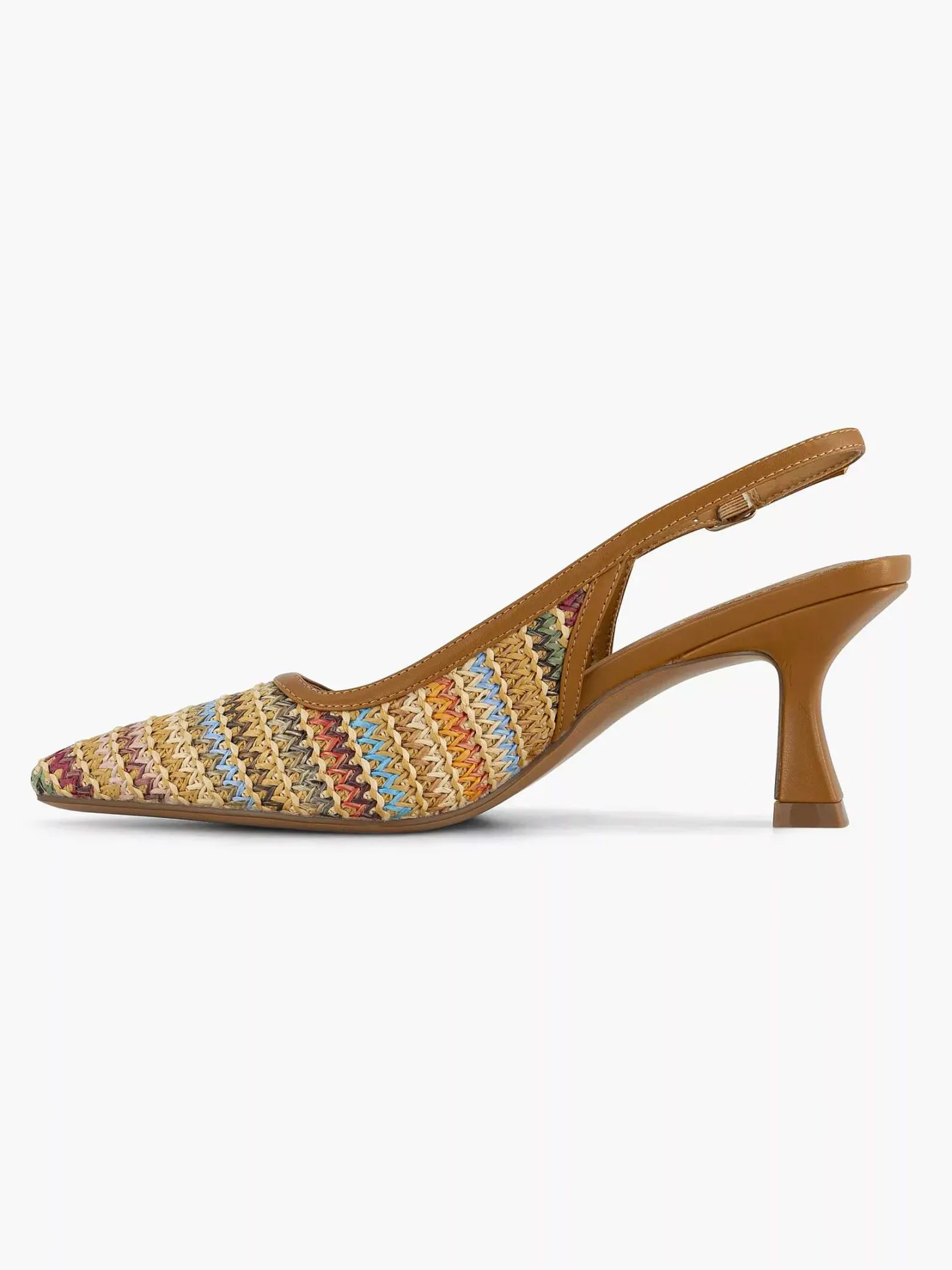 Outlet Lichtbruine Slingback Dames Pumps