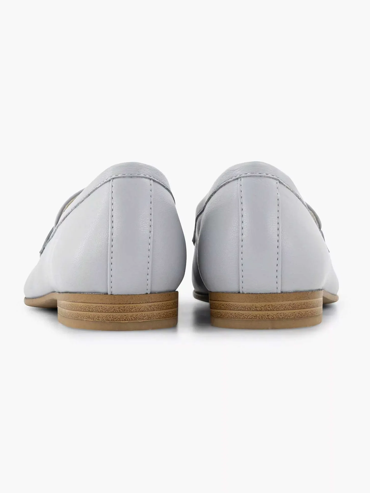 Clearance Lichtgrijze Loafer Dames Instappers