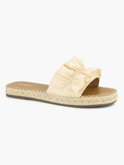 New Lichtoranje Slipper Roesjes Dames Slippers