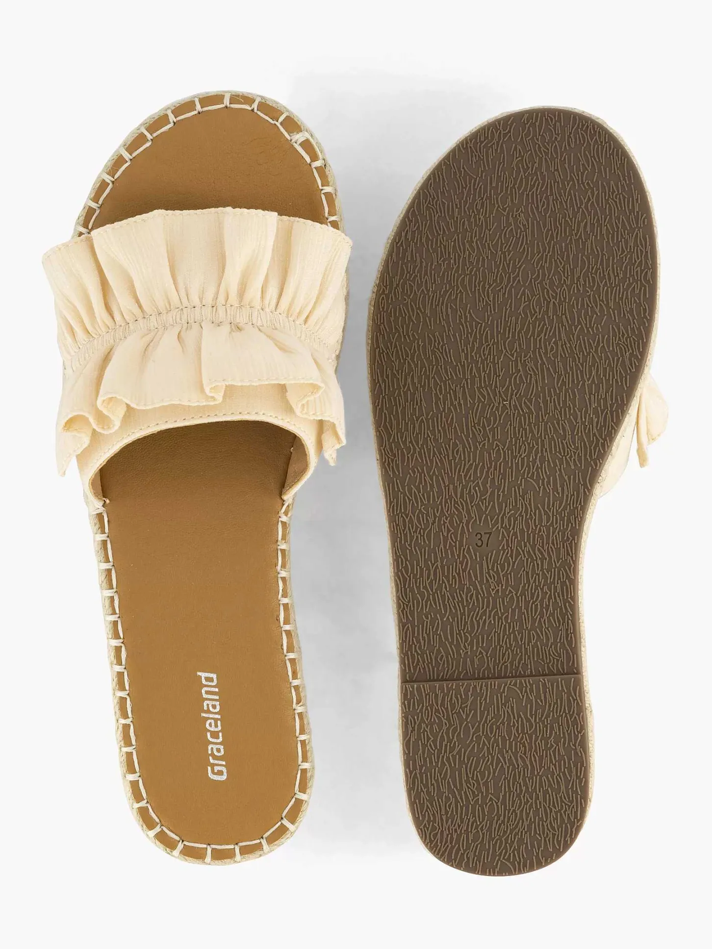New Lichtoranje Slipper Roesjes Dames Slippers