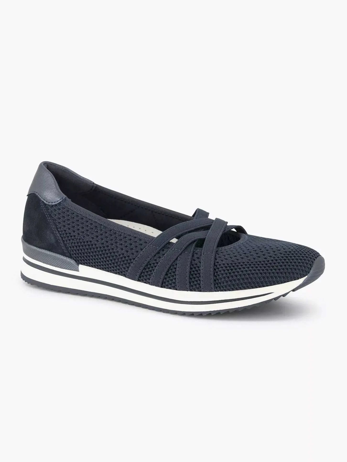 Online Marineblauwe Comfort Instapper Dames Comfort Schoenen