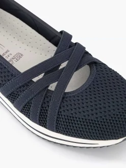Online Marineblauwe Comfort Instapper Dames Comfort Schoenen