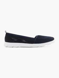 New Marineblauwe Instapper Memory Foam Dames Instappers
