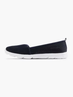 New Marineblauwe Instapper Memory Foam Dames Instappers