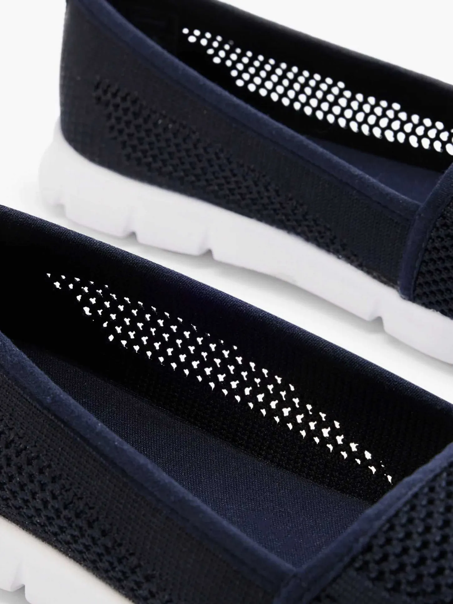 New Marineblauwe Instapper Memory Foam Dames Instappers