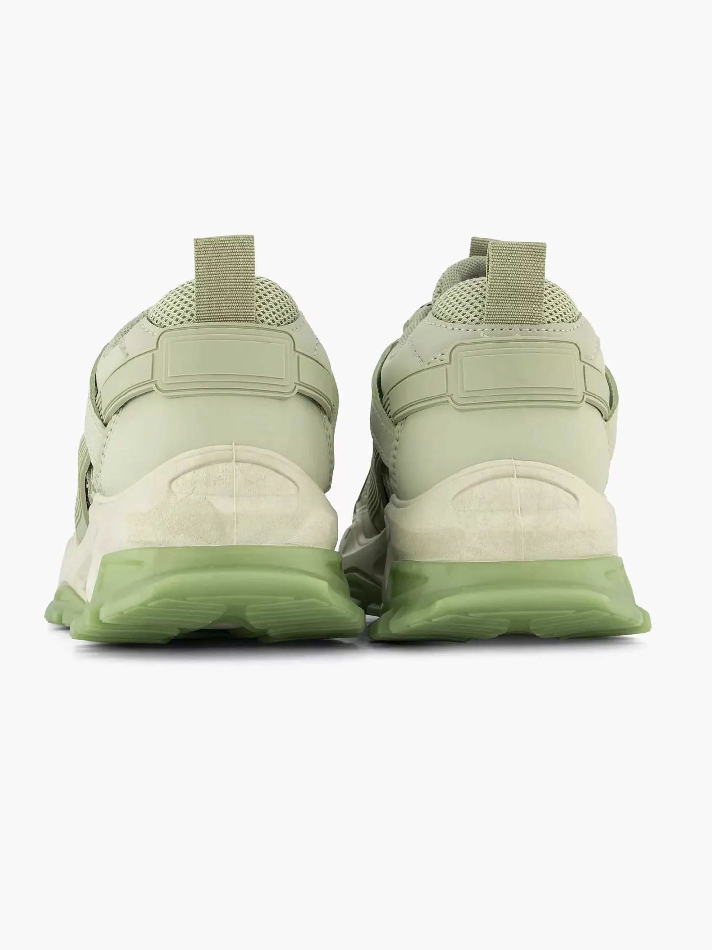 Outlet Mintgroene Chunky Sneaker Dames Sneakers