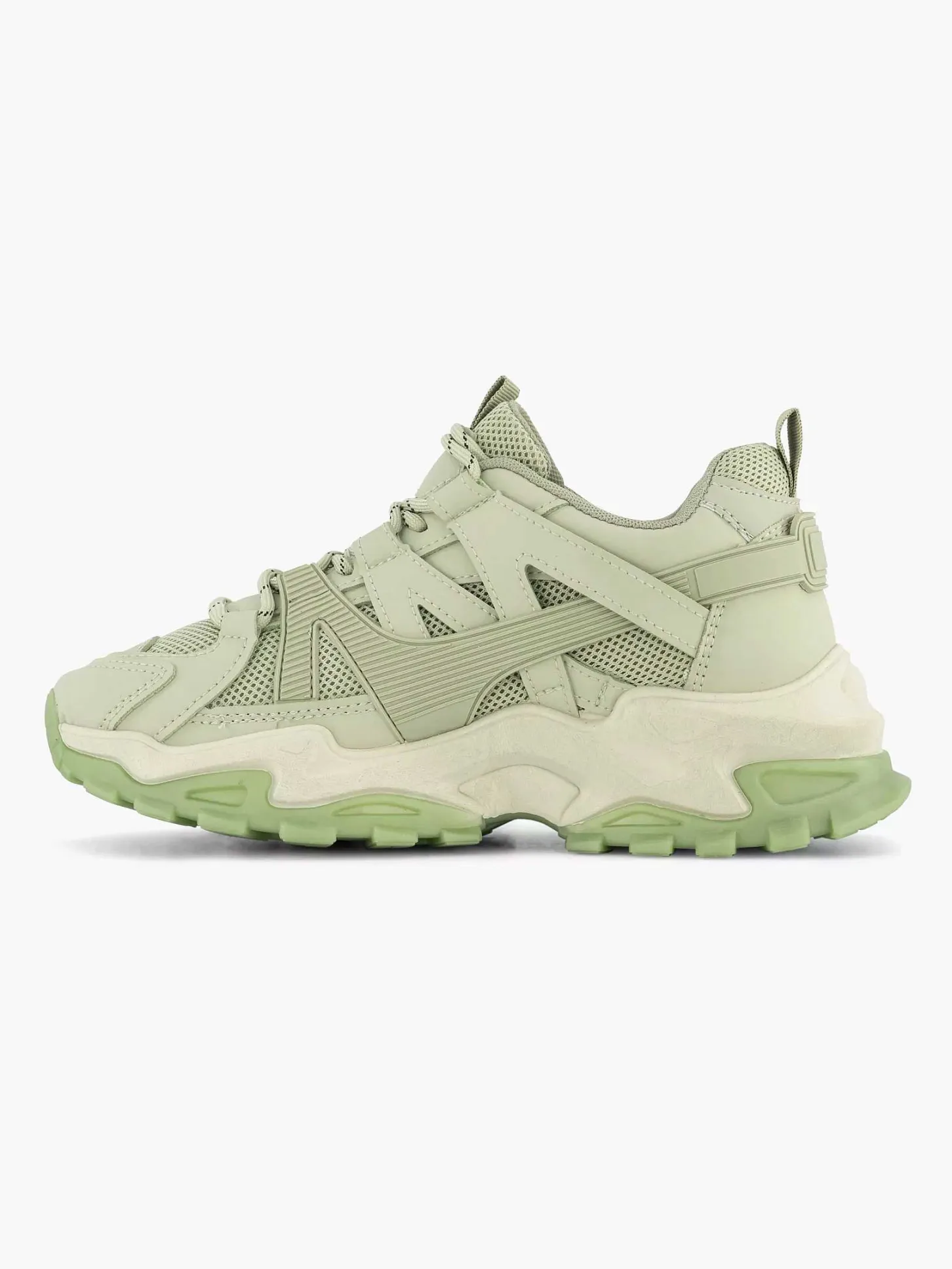 Outlet Mintgroene Chunky Sneaker Dames Sneakers
