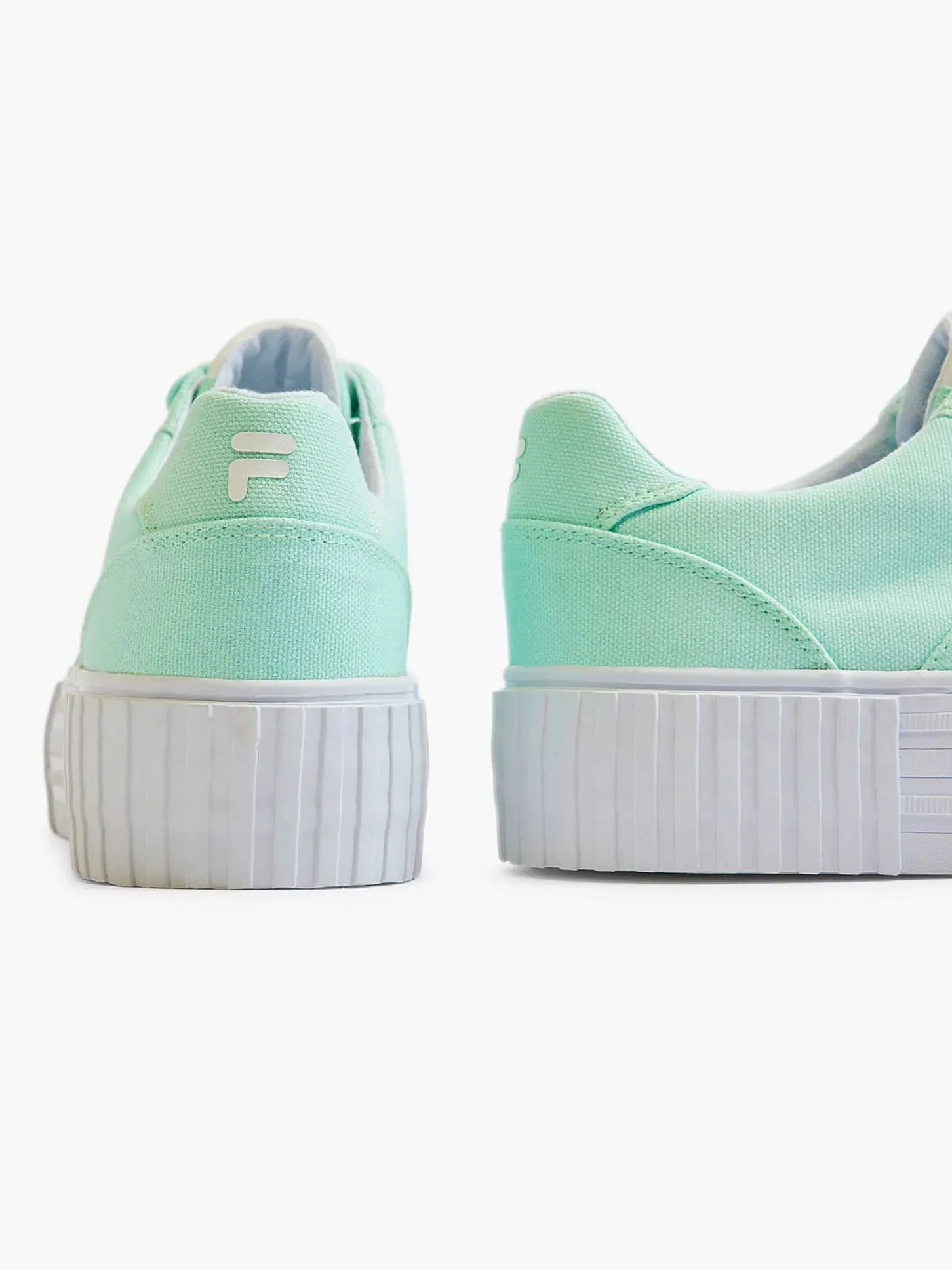 Best Mintkleurige Canvas Sneaker Platform Dames Sneakers