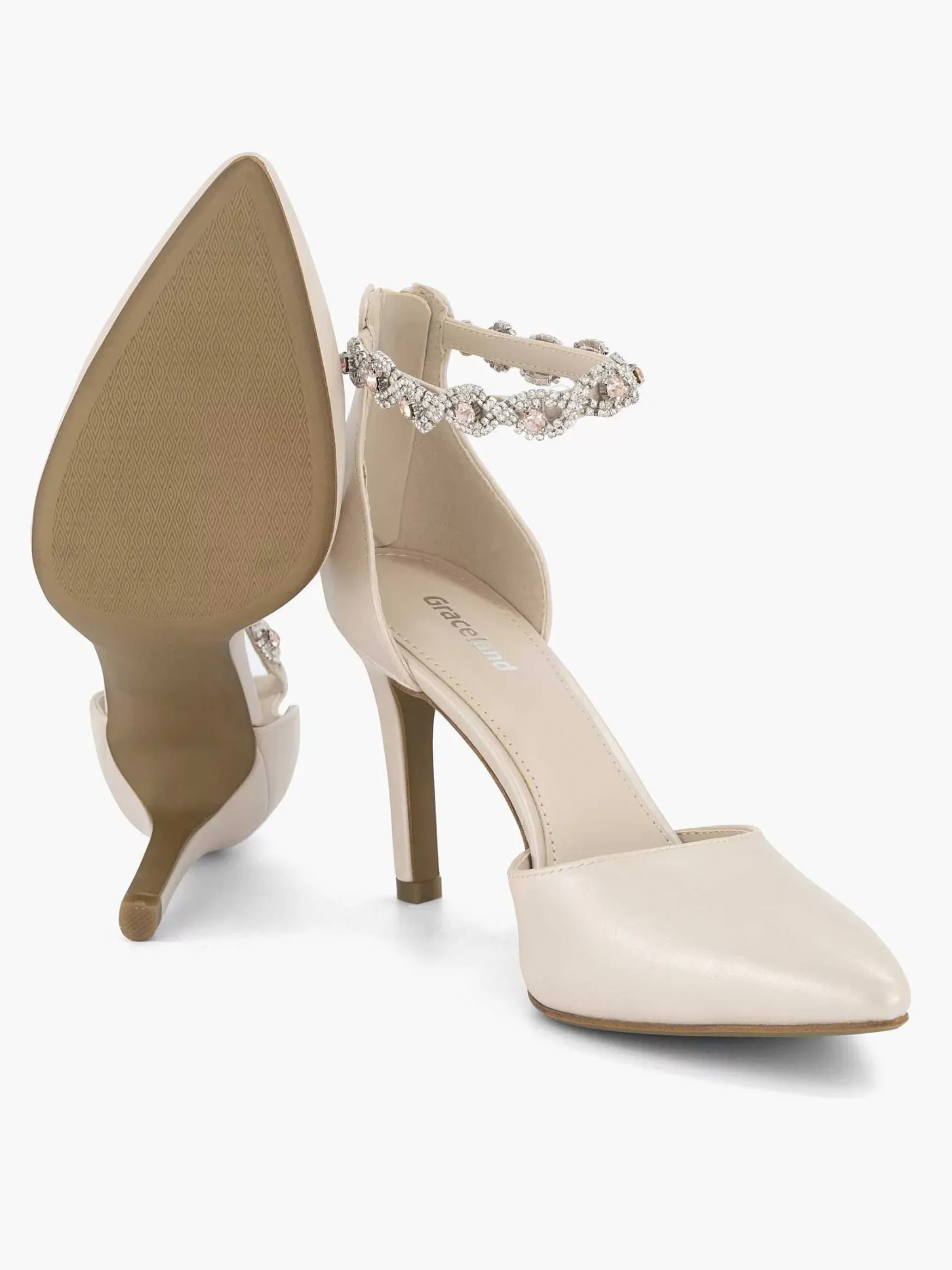 Outlet Nude Pump Sierstenen Dames Pumps