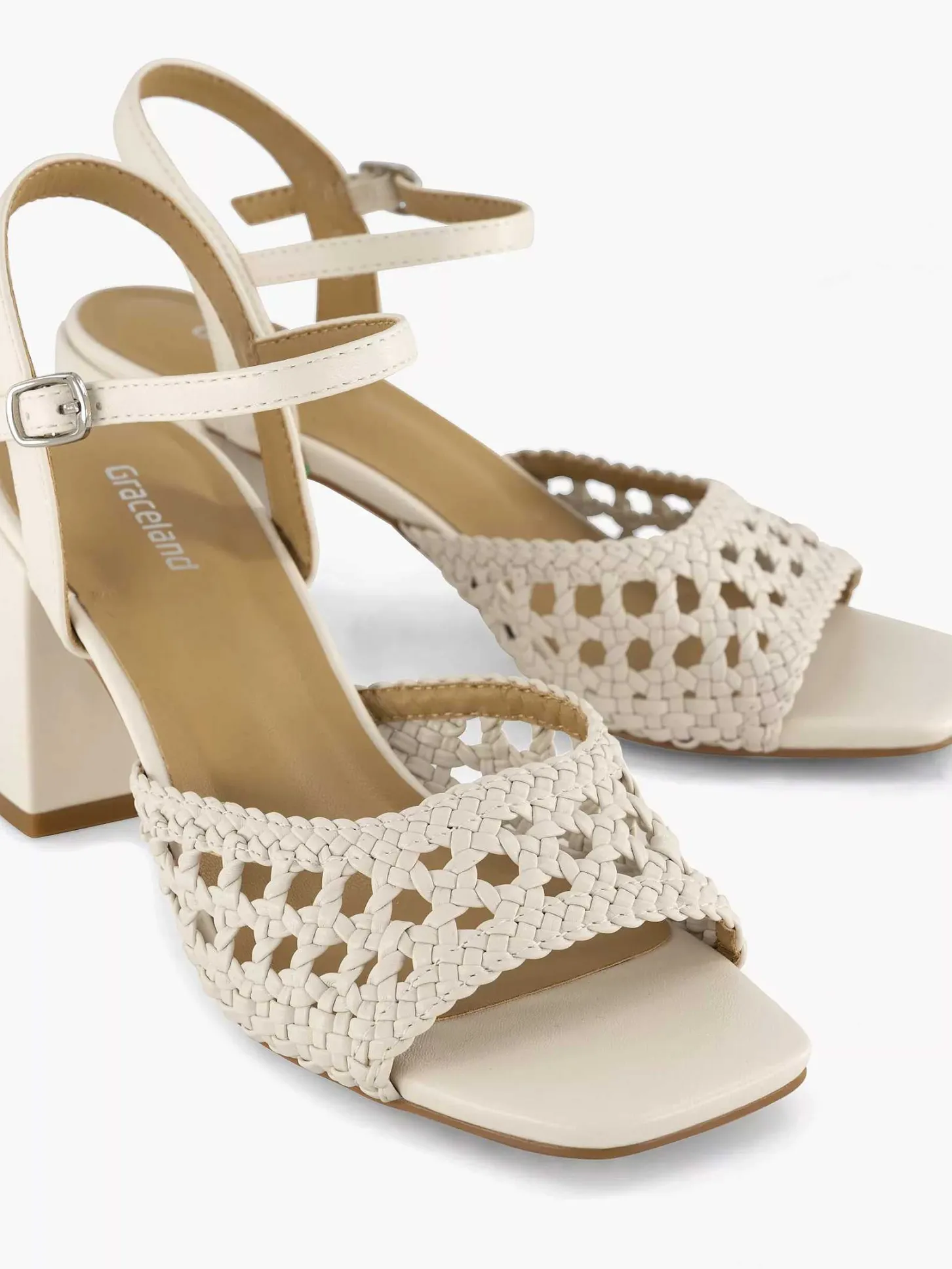 Hot Off White Sandalette Dames Sandalen