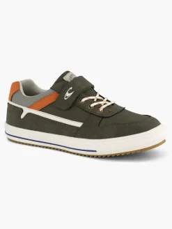 Outlet Olijf Sneaker Kinderen Jongensschoenen