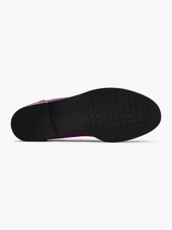 Online Paarse Loafer Sierketting Dames Instappers